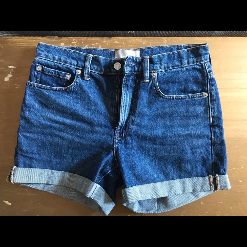 Everlane 100% Cotton High-Rise “The Denim Short”